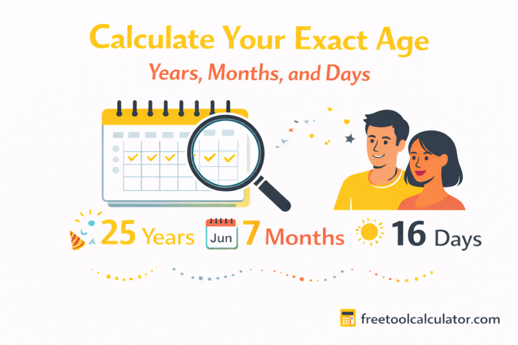 How to Calculate Exact Age in Years Months and Days