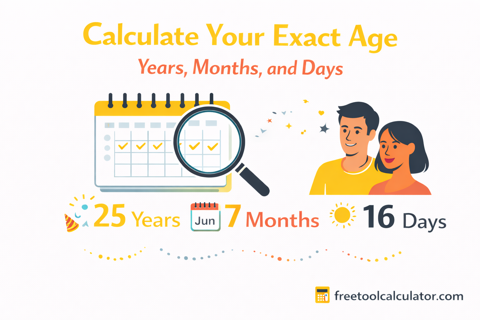 How to Calculate Exact Age in Years Months and Days