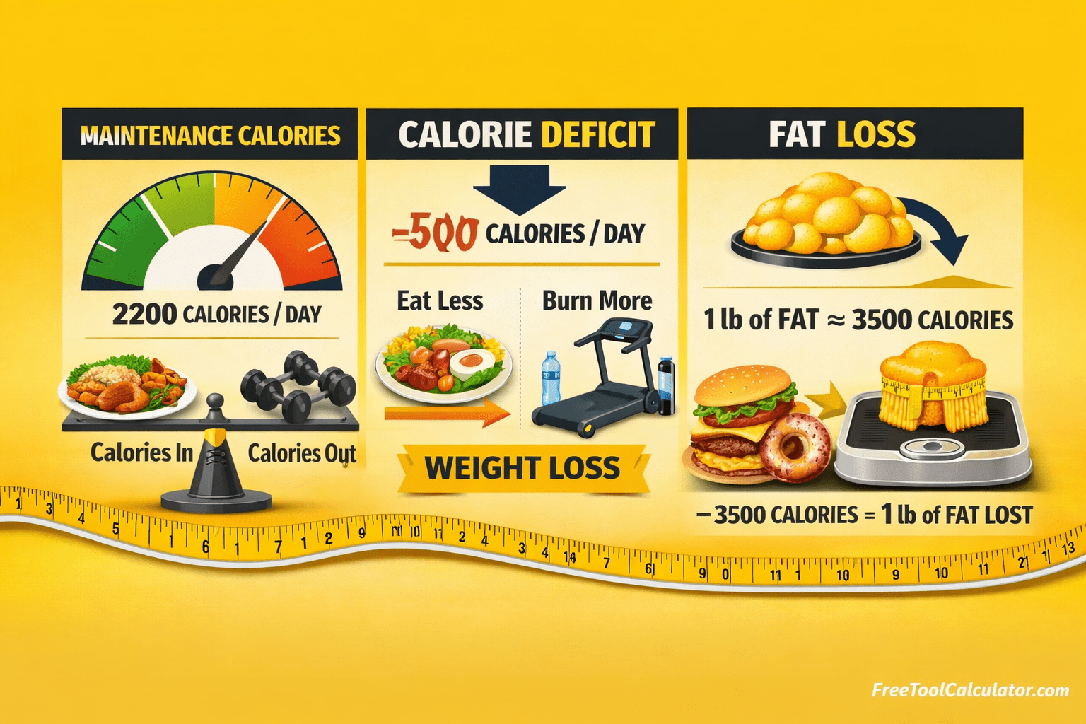 Calories Explained – Daily Needs, Deficit, Food Calories & Fat Loss