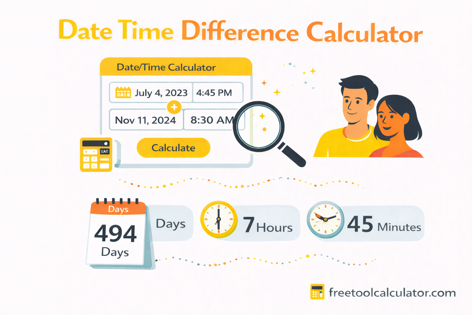 How to Use a Date Time Difference Calculator for Accurate Time Comparison