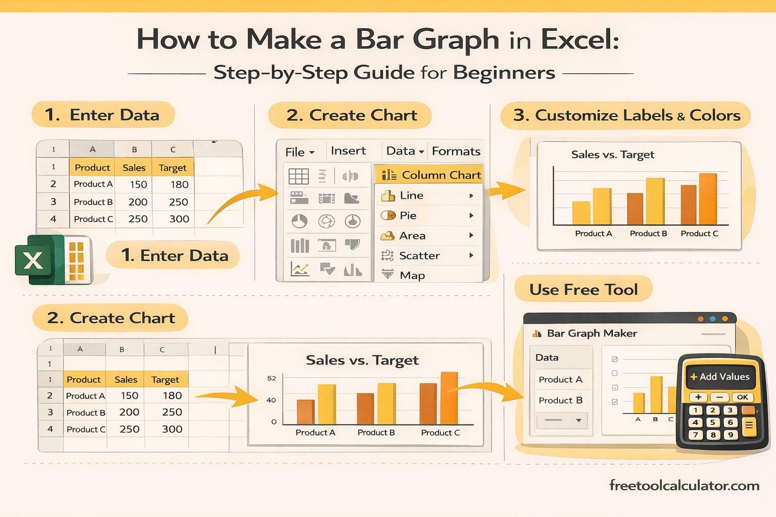 How to Make a Bar Graph in Excel: Step-by-Step Guide for Beginners