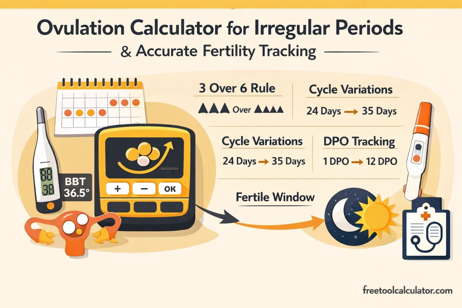 Ovulation Calculator for Irregular Periods and Accurate Fertility Tracking