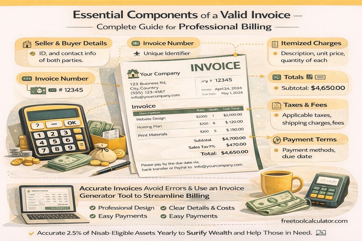 Essential Components of a Valid Invoice – Complete Guide for Accurate Billing
