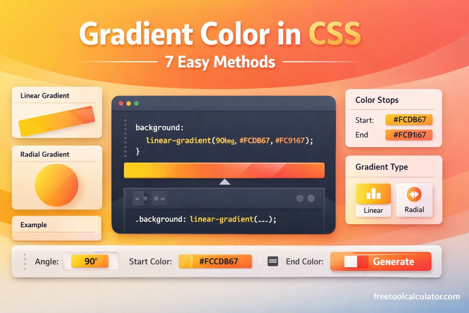 How to Apply Gradient Color in CSS: 7 Easy Methods for Stunning Web Design