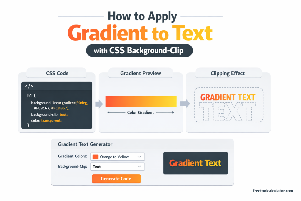 How to Apply Gradient to Text with CSS Background-Clip