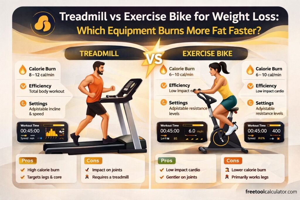 Treadmill or Exercise Bike for Weight Loss The Definitive Guide
