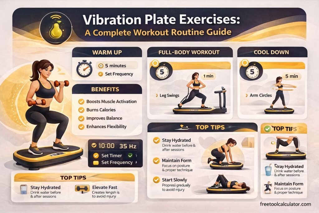 Vibration Plate Exercises: A Complete Workout Routine Guide