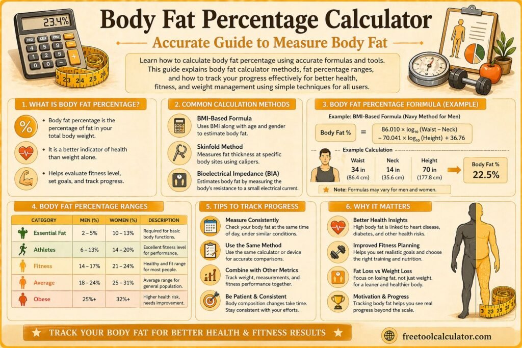 Body Fat Percentage Calculator Accurate Guide to Measure Body Fat
