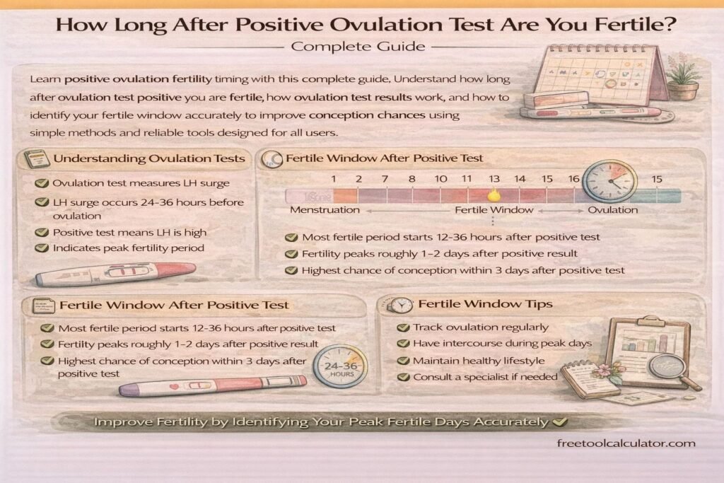 How Long After Positive Ovulation Test Are You Fertile Complete Guide