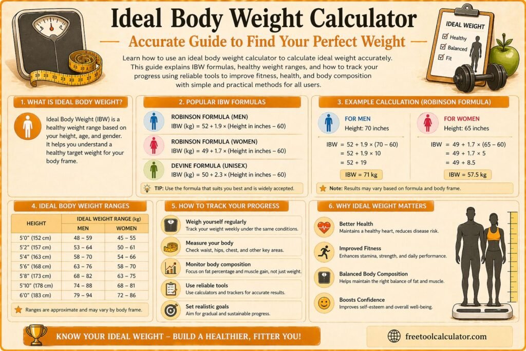 Ideal Body Weight Calculator Accurate Guide to Find Your Perfect Weight