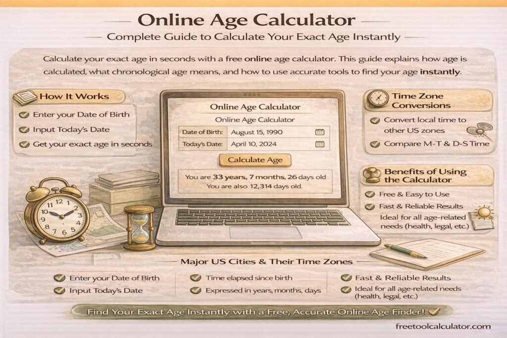 Online Age Calculator Complete Guide to Calculate Your Exact Age Instantly
