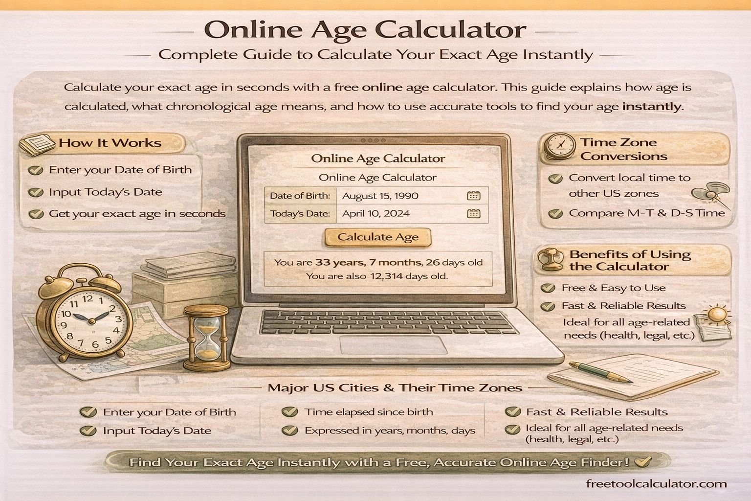 Online Age Calculator Complete Guide to Calculate Your Exact Age Instantly