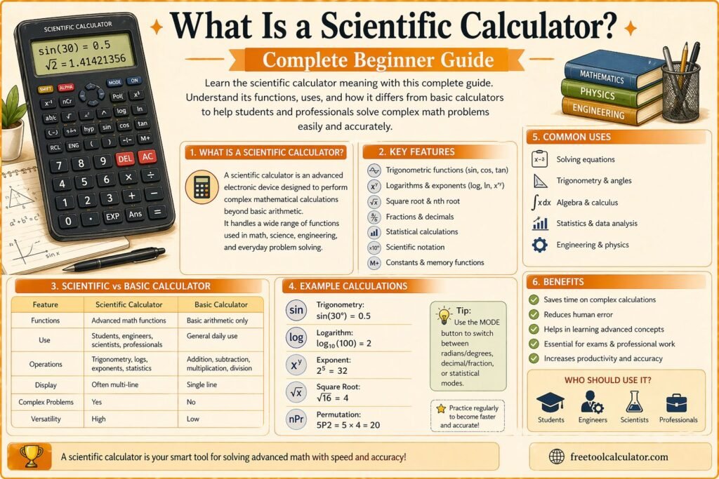 What Is a Scientific Calculator Complete Beginner Guide