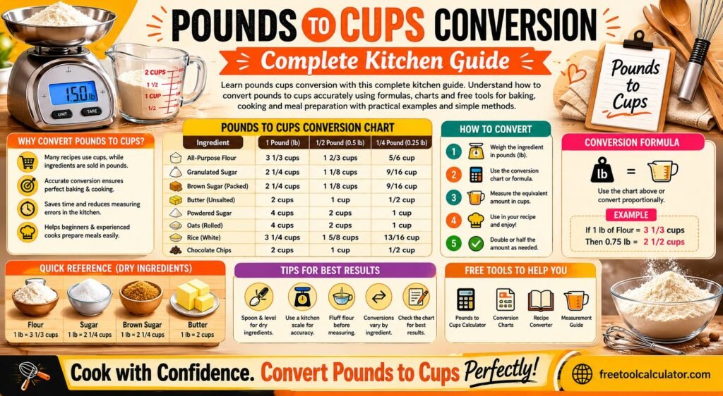 Pounds to Cups Conversion Complete Kitchen Guides