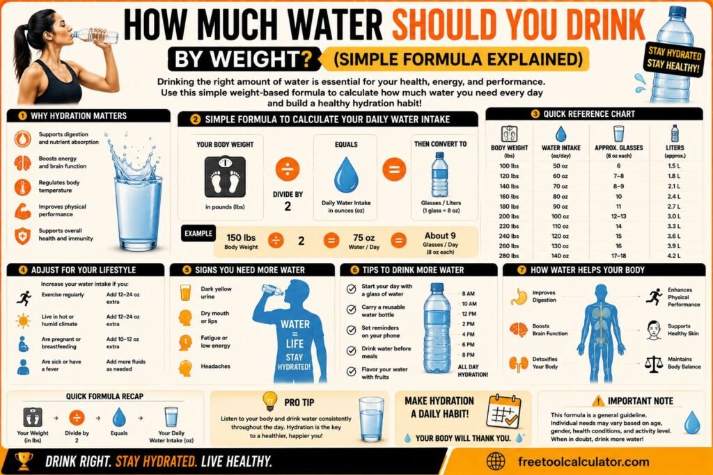 How Much Water Should You Drink by Weight