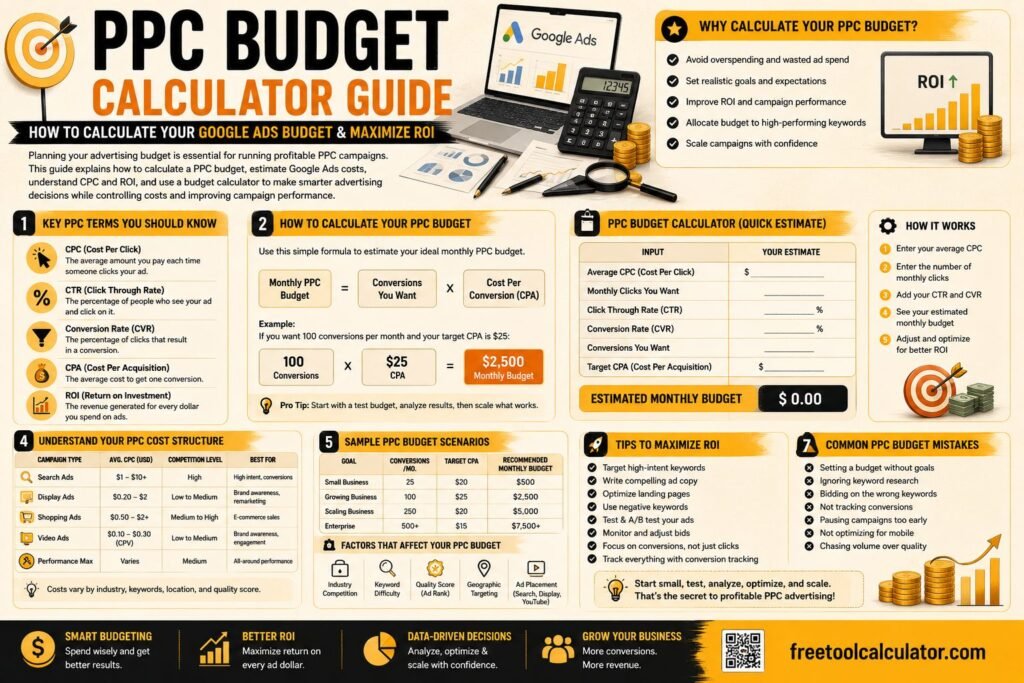 PPC Budget Calculator Guide: How to Calculate Your Google Ads Budget & Maximize ROI