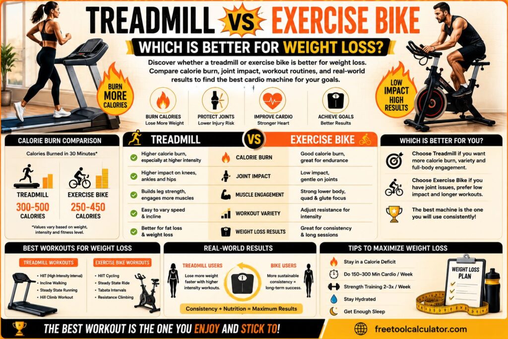 Treadmill vs Exercise Bike Which Is Better for Weight Loss