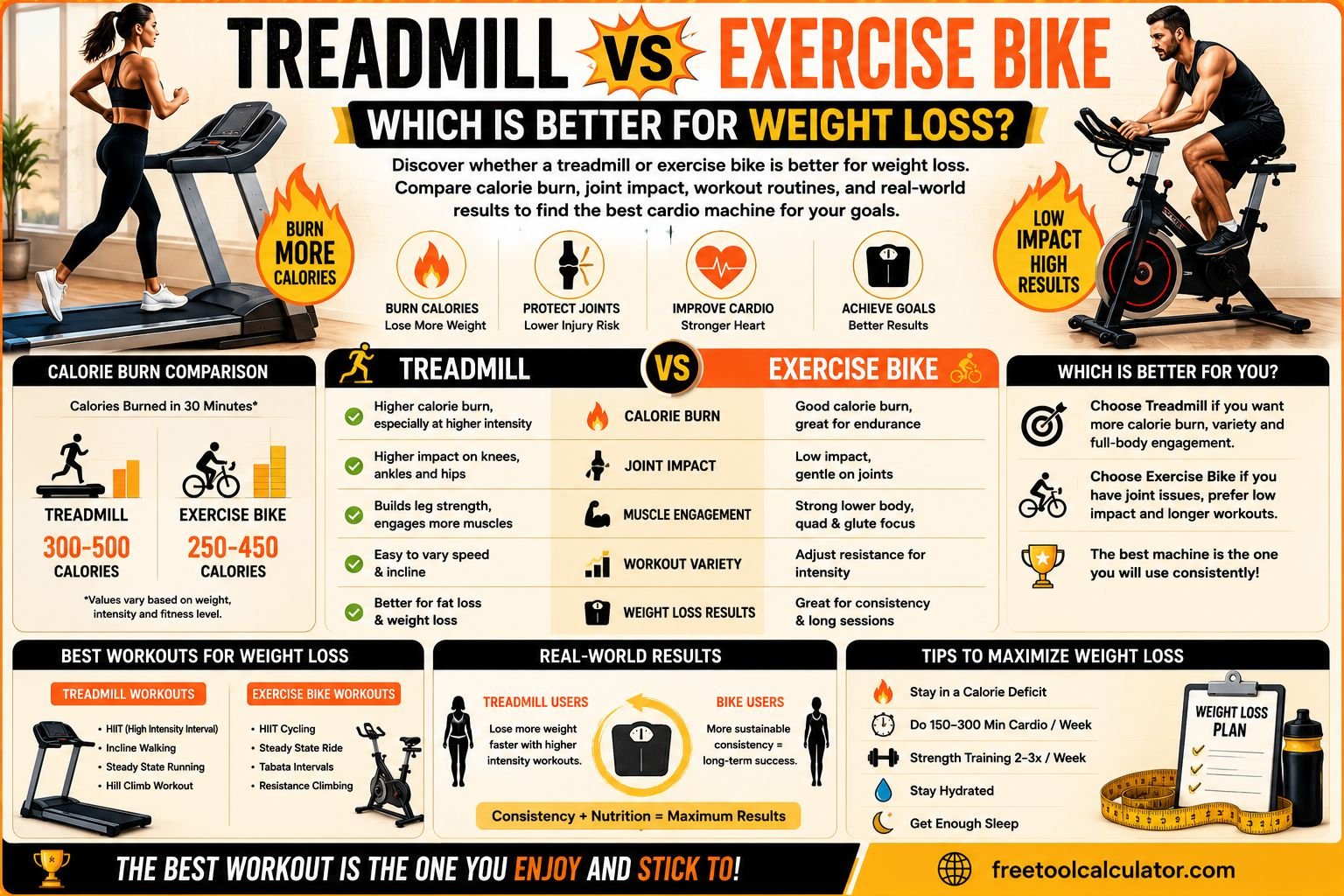 Treadmill vs Exercise Bike Which Is Better for Weight Loss