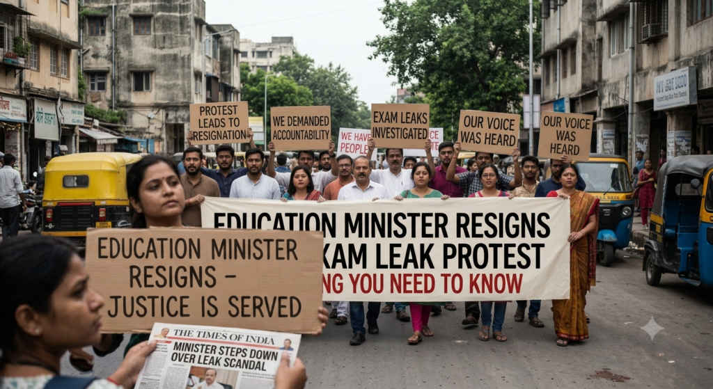 Education Minister Resigns After Exam Leak Protest Everything You Need to Know