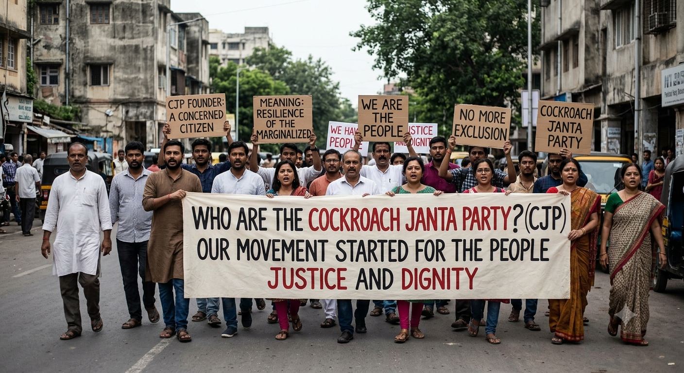 Who Are the Cockroach Janta Party (CJP) Founder, Meaning & Why They Started the Movement