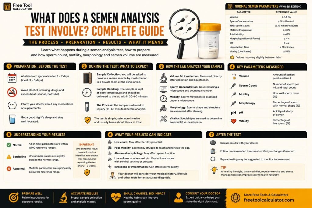 What Does a Semen Analysis Test Involve? Complete Guide